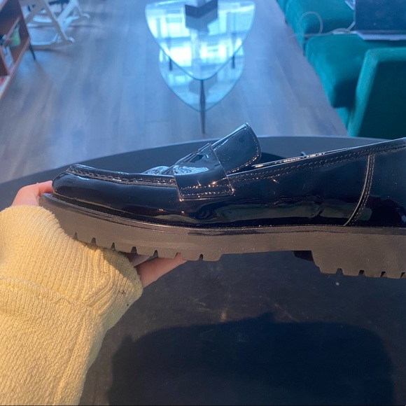 Browns Black loafers (WORN ONCE) - Picture 3 of 4